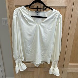Aqua long sleeve blouse